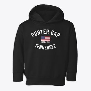 Porter Gap Tennessee Patriot Toddler Hoodie
