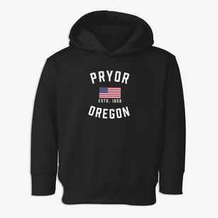 Pryor Oregon Patriot Toddler Hoodie