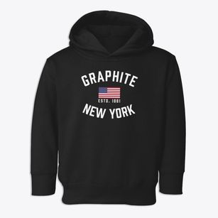 Graphite New York Patriot Toddler Hoodie