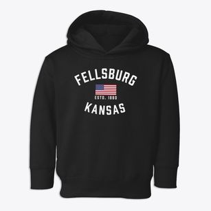 Fellsburg Kansas Patriot Toddler Hoodie