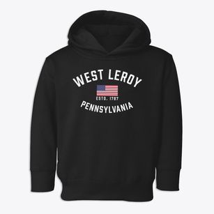 West Leroy Pennsylvania Patriot Toddler Hoodie