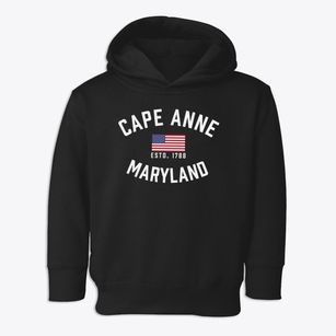Cape Anne Maryland Patriot Toddler Hoodie