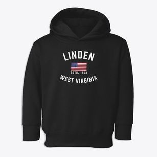 Linden West Virginia Patriot Toddler Hoodie