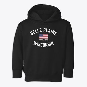 Belle Plaine Wisconsin Patriot Toddler Hoodie