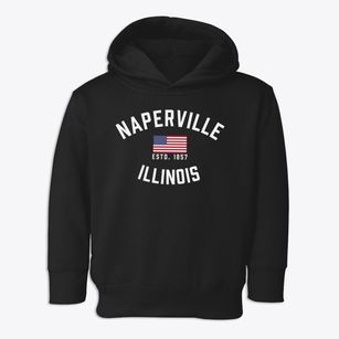 Naperville Illinois Patriot Toddler Hoodie