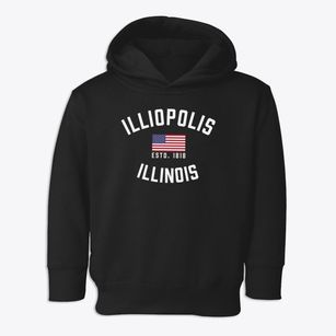 Illiopolis Illinois Patriot Toddler Hoodie