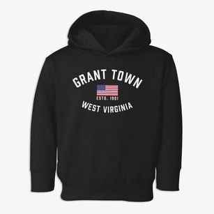 Grant Town West Virginia Patriot Toddler Hoodie