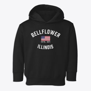 Bellflower Illinois Patriot Toddler Hoodie