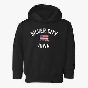 Silver City Iowa Patriot Toddler Hoodie