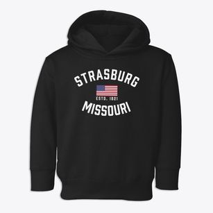 Strasburg Missouri Patriot Toddler Hoodie