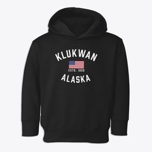 Klukwan Alaska Patriot Toddler Hoodie