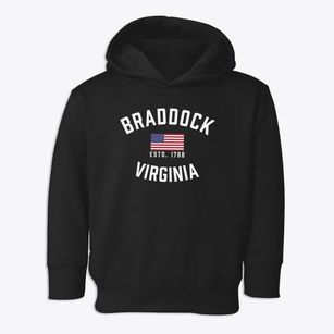 Braddock Virginia Patriot Toddler Hoodie