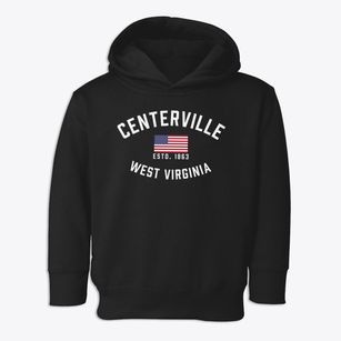 Centerville West Virginia Patriot Toddler Hoodie