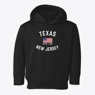 Texas New Jersey Patriot Toddler Hoodie