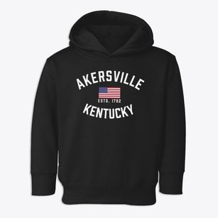 Akersville Kentucky Patriot Toddler Hoodie