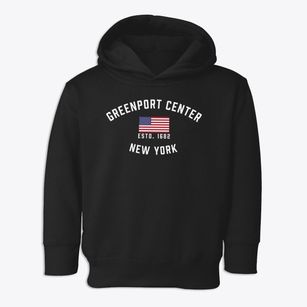 Greenport Center New York Patriot Toddler Hoodie
