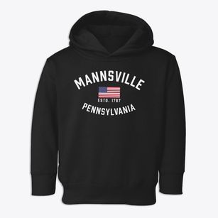 Mannsville Pennsylvania Patriot Toddler Hoodie