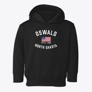 Oswald North Dakota Patriot Toddler Hoodie