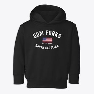 Gum Forks North Carolina Patriot Toddler Hoodie