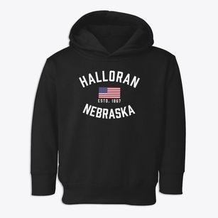 Halloran Nebraska Patriot Toddler Hoodie