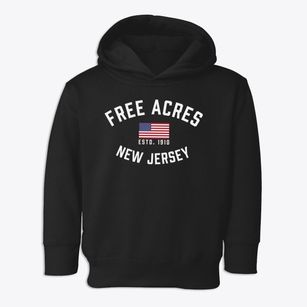Free Acres New Jersey Patriot Toddler Hoodie