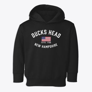 Ducks Head New Hampshire Patriot Toddler Hoodie