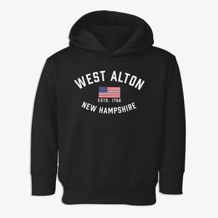 West Alton New Hampshire Patriot Toddler Hoodie