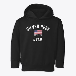 Silver Reef Utah Patriot Toddler Hoodie