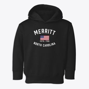 Merritt North Carolina Patriot Toddler Hoodie