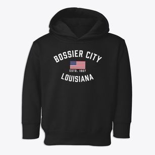 Bossier City Louisiana Patriot Toddler Hoodie