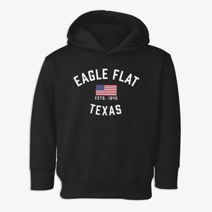 Eagle Flat Texas Patriot Toddler Hoodie