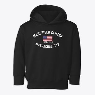 Mansfield Center Massachusetts Patriot Toddler Hoodie