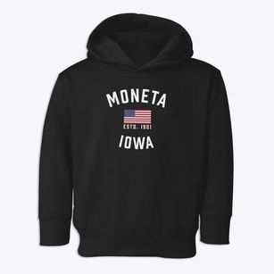 Moneta Iowa Patriot Toddler Hoodie