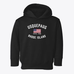 Usquepaug Rhode Island Patriot Toddler Hoodie
