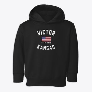 Victor Kansas Patriot Toddler Hoodie