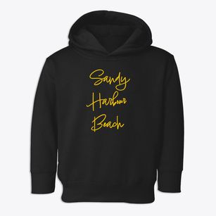 Sandy Harbour Beach New York Freestyle Toddler Hoodie