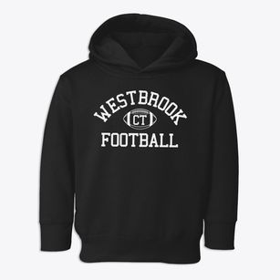 Westbrook Connecticut Football Toddler Hoodie