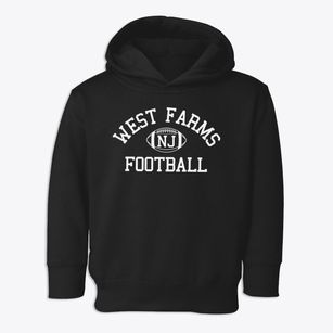 West Farms New Jersey Football Toddler Hoodie