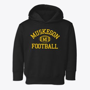 Muskegon Michigan Football Toddler Hoodie