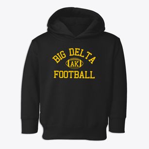 Big Delta Alaska Football Toddler Hoodie