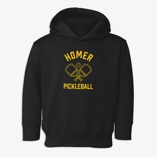 Homer Kansas Pickleball Toddler Hoodie