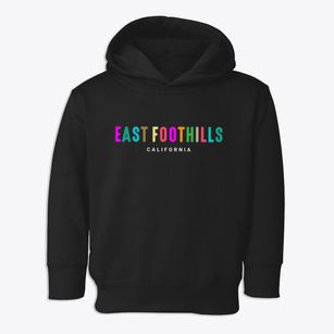East Foothills California Color Pop Toddler Hoodie