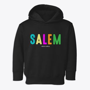 Salem Indiana Color Pop Toddler Hoodie