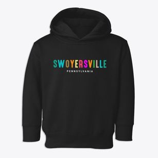 Swoyersville Pennsylvania Color Pop Toddler Hoodie