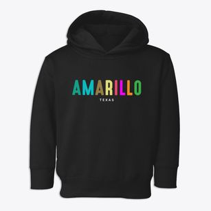 Amarillo Texas Color Pop Toddler Hoodie