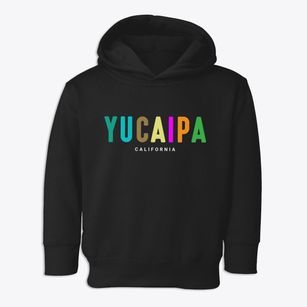 Yucaipa California Color Pop Toddler Hoodie