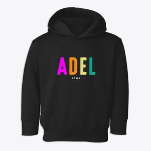 Adel Iowa Color Pop Toddler Hoodie