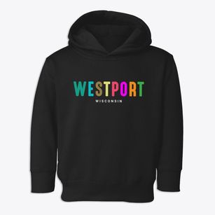 Westport Wisconsin Color Pop Toddler Hoodie