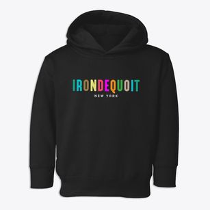 Irondequoit New York Color Pop Toddler Hoodie