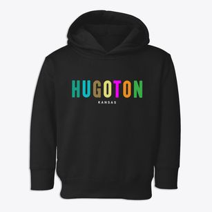 Hugoton Kansas Color Pop Toddler Hoodie